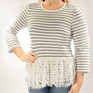 New Maison Jules Striped Shirt S